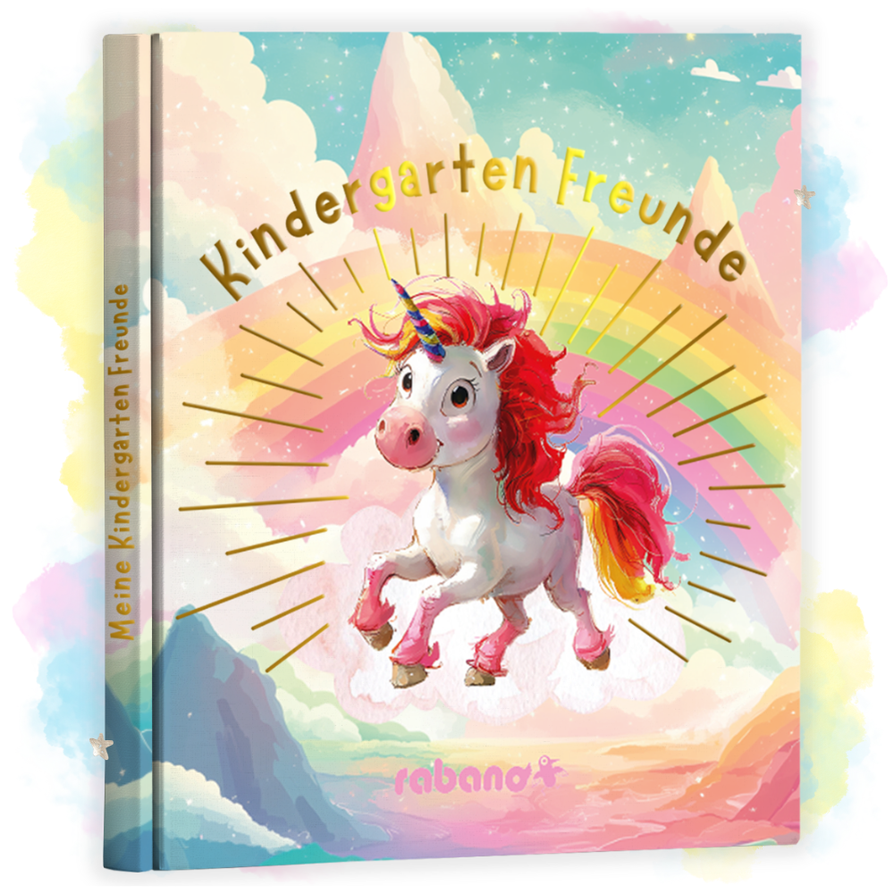 Freundebuch Einhorn - Kindergarten
