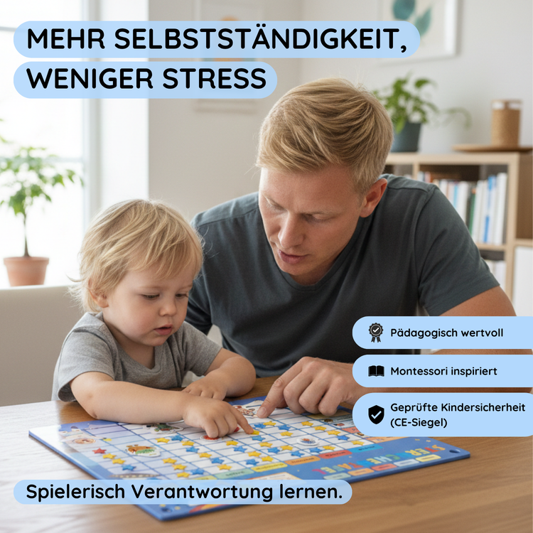 Sternchentafel für Kinder Weltraum