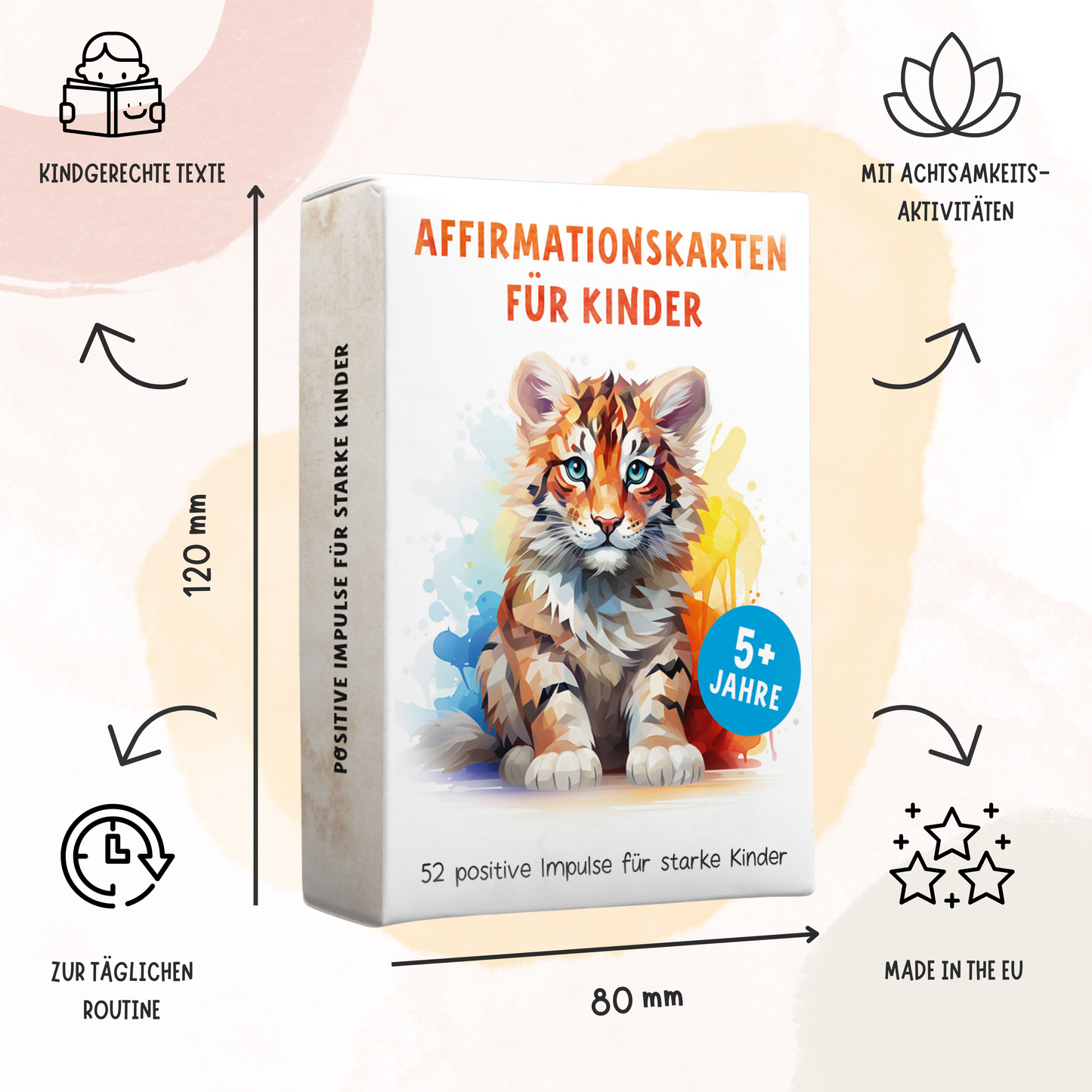 52 Affirmationskarten für Kinder