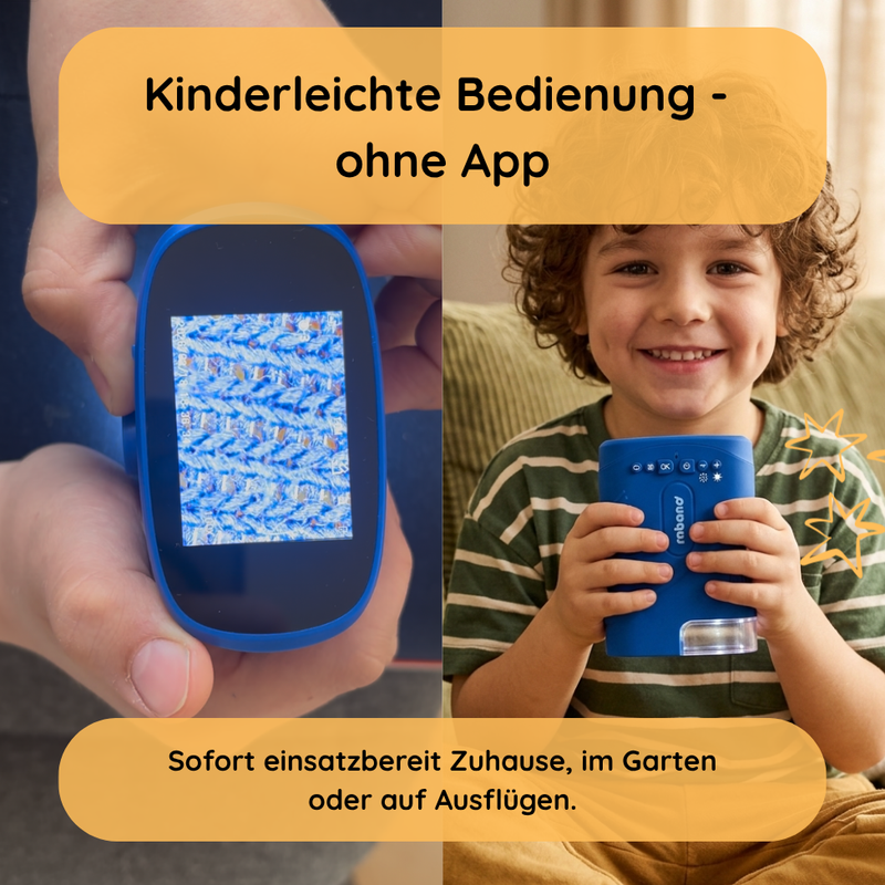 Rabano Entdecker Mikroskop für Kinder - Blau