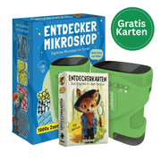 Entdecker Mikroskop für Kinder + Gratis Kartenset