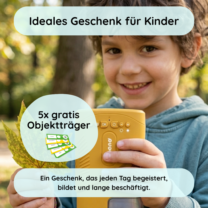 Rabano Entdecker Mikroskop für Kinder - Gelb