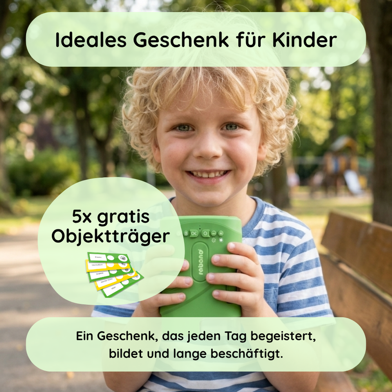 Entdecker Mikroskop für Kinder + Gratis Kartenset