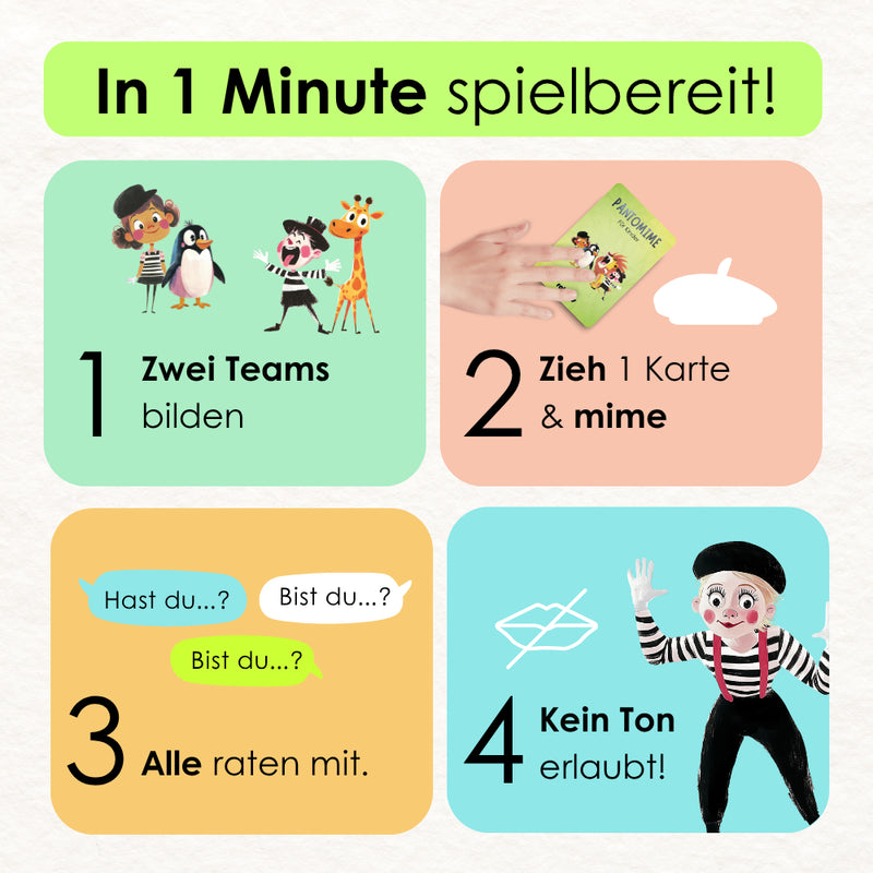Pantomime – Kreativspiel
