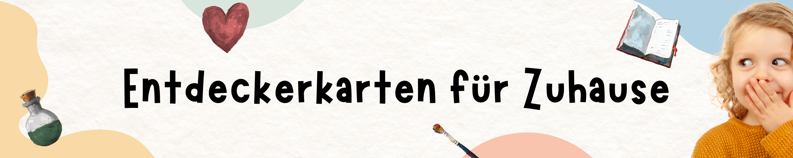 Rabano Kids Entdeckerkarten für Zuhause – kreative und lehrreiche Spielkarten für Kinder, ideal für spannende Entdeckungen im eigenen Zuhause, fördert Neugier und Wissen.