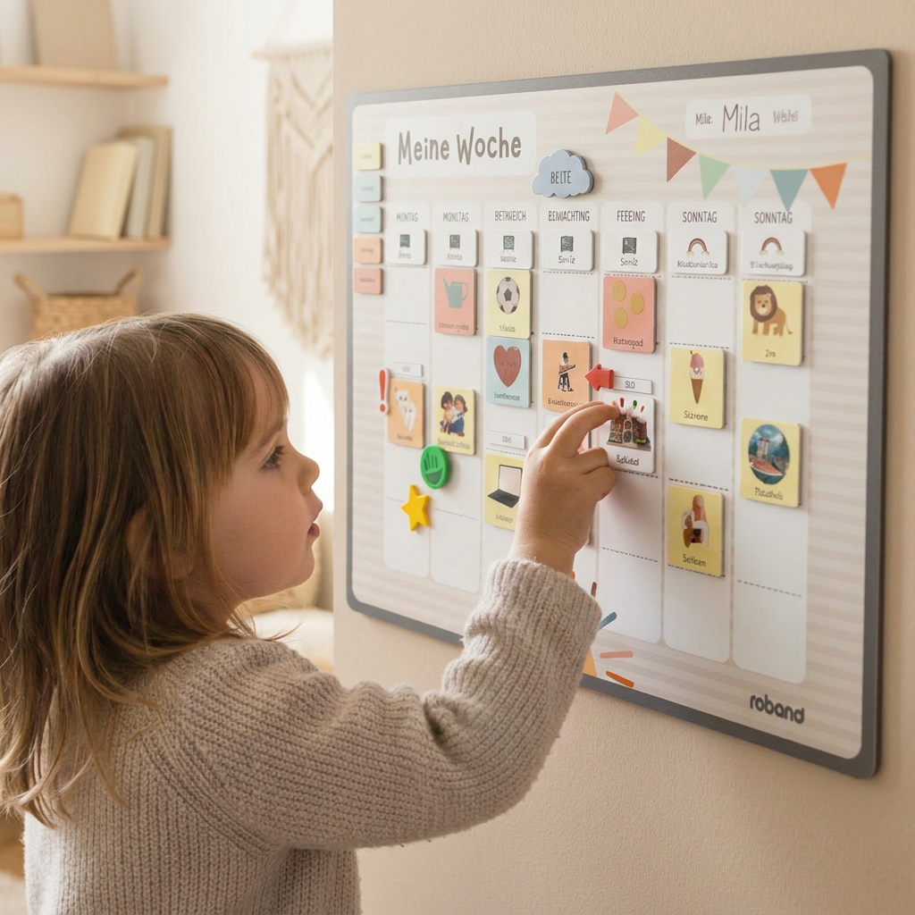 Wochenplaner für Kinder Natur