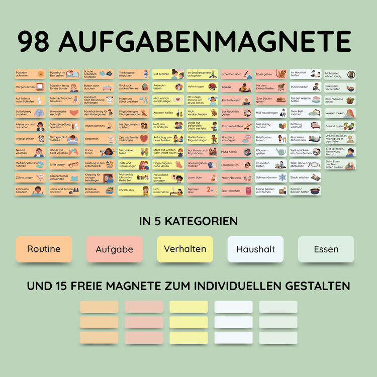 Sternchentafel für Kinder Dino