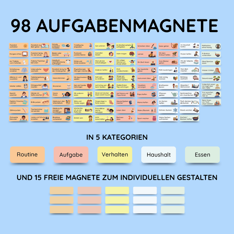 Sternchentafel für Kinder Weltraum